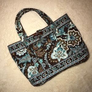 8x11 Java Blue Vera Bradley Mini Tote
